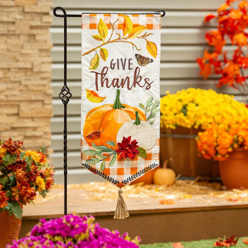 Give Thanks Pumpkins Banner
